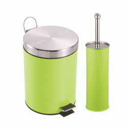 Σετ μπάνιου με πιγκάλ και κάδο σε χρώμα λαχανί χωρητικότητας 5lt Σετ μπάνιου με πιγκάλ και κάδο σε χρώμα λαχανί χωρητικότητας 5lt