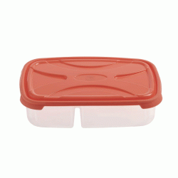 Φαγητοδοχείο Fresco ορθογώνιο 2 θέσεων χωρητικότητας 0,5 + 0,3 lt Φαγητοδοχείο Fresco ορθογώνιο 2 θέσεων χωρητικότητας 0,5 + 0,3 lt