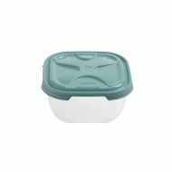 Φαγητοδοχείο Fresco τετράγωνο χωρητικότητας 1,1lt διαστάσεων 15,8x15,8x7,3cm Φαγητοδοχείο Fresco τετράγωνο χωρητικότητας 1,1lt διαστάσεων 15,8x15,8x7,3cm