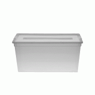 Κουτί smart box χωρητικότητας 6lt διαστάσεων 34x19,1x11,9cm διάφανο με καπάκι Κουτί smart box χωρητικότητας 6lt διαστάσεων 34x19,1x11,9cm διάφανο με καπάκι