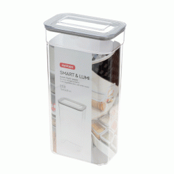Δοχείο ξηράς τροφής ορθογώνιο διάφανο χωρητικότητας 2,6lt διαστάσεων 28x15x9,5cm Smart & Lumi Δοχείο ξηράς τροφής ορθογώνιο διάφανο χωρητικότητας 2,6lt διαστάσεων 28x15x9,5cm Smart & Lumi