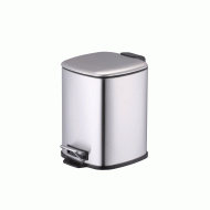Κάδος τετράγωνος soft close σε χρώμα ασημί χωρητικότητας 6lt Κάδος τετράγωνος soft close σε χρώμα ασημί χωρητικότητας 6lt