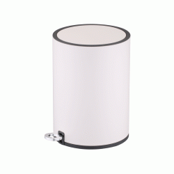 Κάδος στρόγγυλος με πεντάλ σε χρώμα εκρού χωρητικότητας 6lt Κάδος στρόγγυλος με πεντάλ σε χρώμα εκρού χωρητικότητας 6lt