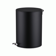 Κάδος στρόγγυλος με πεντάλ σε μαύρο χρώμα χωρητικότητας 6lt Κάδος στρόγγυλος με πεντάλ σε μαύρο χρώμα χωρητικότητας 6lt
