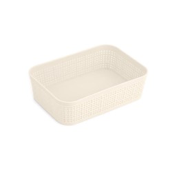 Καλαθάκι Okay Ν.1 small διαστάσεων 19x13.5x6cm σε λευκό χρώμα Καλαθάκι Okay Ν.1 small διαστάσεων 19x13.5x6cm σε λευκό χρώμα