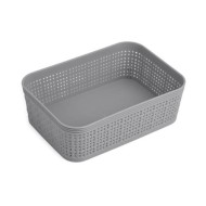 Καλαθάκι Okay Ν.1 small διαστάσεων 19x13.5x6cm σε γκρι χρώμα Καλαθάκι Okay Ν.1 small διαστάσεων 19x13.5x6cm σε γκρι χρώμα