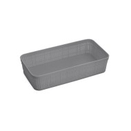 Καλαθάκι Okay Ν.1 large διαστάσεων 25.3x13.3x6cm σε γκρι χρώμα Καλαθάκι Okay Ν.1 large διαστάσεων 25.3x13.3x6cm σε γκρι χρώμα