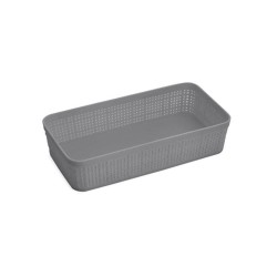 Καλαθάκι Okay Ν.1 large διαστάσεων 25.3x13.3x6cm σε γκρι χρώμα Καλαθάκι Okay Ν.1 large διαστάσεων 25.3x13.3x6cm σε γκρι χρώμα