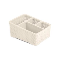 Καλαθάκι Okay Organizer large διαστάσεων 19.2x14.4x10.3cm σε λευκό χρώμα Καλαθάκι Okay Organizer large διαστάσεων 19.2x14.4x10.3cm σε λευκό χρώμα