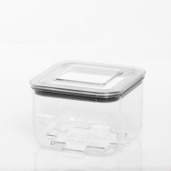 Δοχείο αποθήκευσης ξηρών τροφών τετράγωνο χωρητικότητας 500ml Smart & Lumi Square Δοχείο αποθήκευσης ξηρών τροφών τετράγωνο χωρητικότητας 500ml Smart & Lumi Square