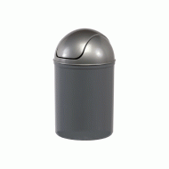 Κάδος απορριμμάτων πλαστικός σε γκρι χρώμα χωρητικότητας 17lt διαστάσεων 29x29x50,5cm Κάδος απορριμμάτων πλαστικός σε γκρι χρώμα χωρητικότητας 17lt διαστάσεων 29x29x50,5cm