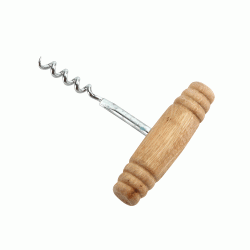 Ανοιχτήρι φελλού αρίδα με ξύλινη λαβή Ανοιχτήρι φελλού αρίδα με ξύλινη λαβή