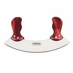 Μαχαίρι ανοξείδωτο με δύο ξύλινες λαβές 24cm