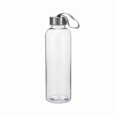 Μπουκάλι νερού πλαστικό με βιδωτό καπάκι διάφανο 540ml