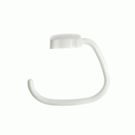 Κρίκος κρεμάστρα πετσέτας μπάνιου easy bath σε λευκό χρώμα