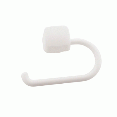 Κρίκος πλαστικός για χαρτί υγείας easy bath σε λευκό χρώμα