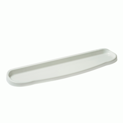 Εταζέρα καθρέφτη πλαστική easy bath διαστάσεων 14x54cm σε χρώμα λευκό