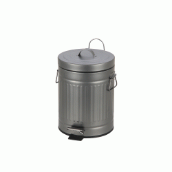 Κάδος απορριμμάτων με πεντάλ Retro χωρητικότητας 5 lt σε χρώμα ανθρακί Κάδος απορριμμάτων με πεντάλ Retro χωρητικότητας 5 lt σε χρώμα ανθρακί