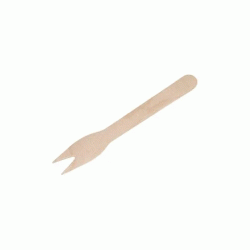 Ξύλινο πιρούνι δίαινα μίας χρήσεως 85mm σε συσκευασία των 100 τεμαχίων Colorato