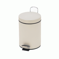 Κάδος απορριμμάτων με πεντάλ ματ σε συρρίκνωση χωρητικότητας 5 lt σε χρώμα taupe Κάδος απορριμμάτων με πεντάλ ματ σε συρρίκνωση χωρητικότητας 5 lt σε χρώμα taupe