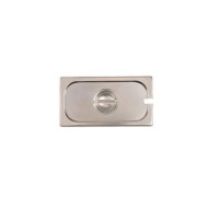 Καπάκι γαστρονομίας ΙΝΟΧ για δοχεία με χωρητικότητα 2/1 με σχισμή