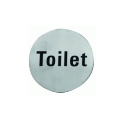 Πινακίδα τοίχου INOX με αυτοκόλλητη ταινία στο πίσω μέρος διαμέτρου Ø7,5cm Πινακίδα τοίχου INOX με αυτοκόλλητη ταινία στο πίσω μέρος διαμέτρου Ø7,5cm