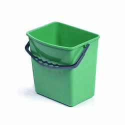 Κουβάς χωρητικότητας 5lit πράσινος με διαστάσεις 23x18x24hcm