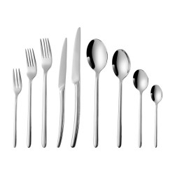 Κουτάλι φαγητού πάχους 3mm και μήκους 20cm σε συσκευασία 12 τεμαχίων σειρά Olivia DH