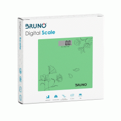 Ψηφιακή ζυγαριά BRUNO BRN-0054 με ένδειξη χαμηλής μπαταρίας και δυνατότητα μέτρησης έως 180kg