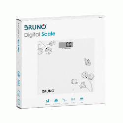 ψηφιακή ζυγαριά BRUNO BRN-0055 με ανώτατη ένδειξη βάρους 180kg και ένδειξη υπερφόρτωσης