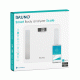 Smart ψηφιακή ζυγαριά μπάνιου με λιπομετρητή BRUNO BRN-0058 έως 180kg λευκή