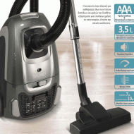 Ηλεκτρική σκούπα BRUNO ισχύος 800W με κάδο χωρητικότητας 3.5lt σε χρώμα γκρι Ηλεκτρική σκούπα BRUNO ισχύος 800W με κάδο χωρητικότητας 3.5lt σε χρώμα γκρι