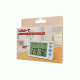 Θερμόμετρο & υγρασιόμετρο A13T με λειτουργία ως ρολόι & ξυπνητήρι σε λευκό χρώμα