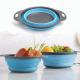 Σετ 2 τεμάχια σουρωτήρια τροφίμων διαμέτρου Φ24cm και 19.5cm σε μπλε χρώμα 
