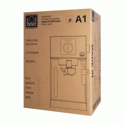 Μηχανή espresso BRIEL BRL-A1-BL 1000W 20 bar με ανοξείδωτο Boiler & Steam pipe σε μπλε χρώμα