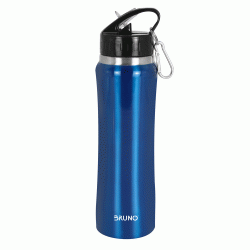 Θερμός BRUNO με καλαμάκι & γάντζο, anti-slip χωρητικότητας 750ml σε μπλε χρώμα