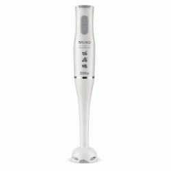 Ραβδομπλέντερ BRUNO σε λευκό χρώμα με δύο επιλογές ταχύτητας ισχύος 500W και λεπίδες από ανοξείδωτο ατσάλι