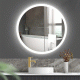 Καθρέφτης μπάνιου LED BRUNO BRN-0098 στρόγγυλος ισχύος 24W διαμέτρου Φ70cm IP67