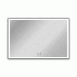 Καθρέφτης μπάνιου LED BRUNO BRN-0099 παραλληλόγραμμος ισχύος 24W διαστάσεων 60x80cm IP67