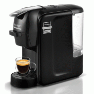 Καφετιέρα espresso συμβατή με κάψουλες Nespresso, Dolce Gusto και αλεσμένο καφέ 1450W με πίεση 19 bar σε μαύρο χρώμα BRUNO  Καφετιέρα espresso συμβατή με κάψουλες Nespresso, Dolce Gusto και αλεσμένο καφέ 1450W με πίεση 19 bar σε μαύρο χρώμα BRUNO