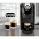 Καφετιέρα espresso συμβατή με κάψουλες Nespresso, Dolce Gusto και αλεσμένο καφέ 1450W με πίεση 19 bar σε μαύρο χρώμα BRUNO 