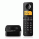 Ασύρματο τηλέφωνο PHILIPS D2601B-34 με ελληνικό μενού σε μαύρο χρώμα με χαμηλή ακτινοβολία και κατανάλωση ενέργειας