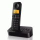 Ασύρματο τηλέφωνο PHILIPS D2651B-34 με ελληνικό μενού σε μαύρο χρώμα με οπίσθιο φωτισμό