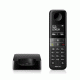 Ασύρματο τηλέφωνο PHILIPS D4701B/34 με ελληνικό μενού & ένδειξη ημερομηνίας/ώρας σε μαύρο χρώμα
