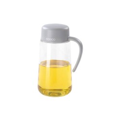 Γυάλινο δοχείο λαδιού-ξιδιού χωρητικότητας 1000ml σε γκρι χρώμα ECOCO 