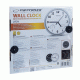 Ρολόι τοίχου Lyon διαμέτρου 25cm σε λευκό χρώμα ESPERANZA