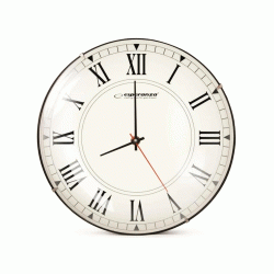 Ρολόι τοίχου Roma EHC018R διαμέτρου 30cm σε λευκό χρώμα ESPERANZA 