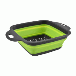 Σουρωτήρι τροφίμων πλαστικό σε χρώμα γκρι-πράσινο διαστάσεων 29x22x9cm / 3.5cm