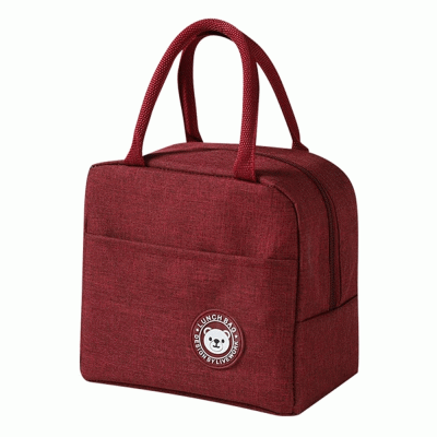Ισοθερμική τσάντα χωρητικότητας 7L αδιάβροχη διαστάσεων 23x13x21cm σε κόκκινο χρώμα