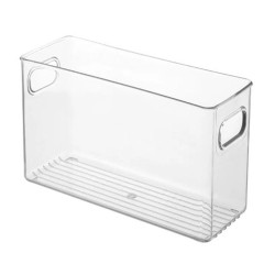 Δοχείο οργάνωσης ψυγείου διαστάσεων 26x15.5x9cm σε διάφανο χρώμα Δοχείο οργάνωσης ψυγείου διαστάσεων 26x15.5x9cm σε διάφανο χρώμα